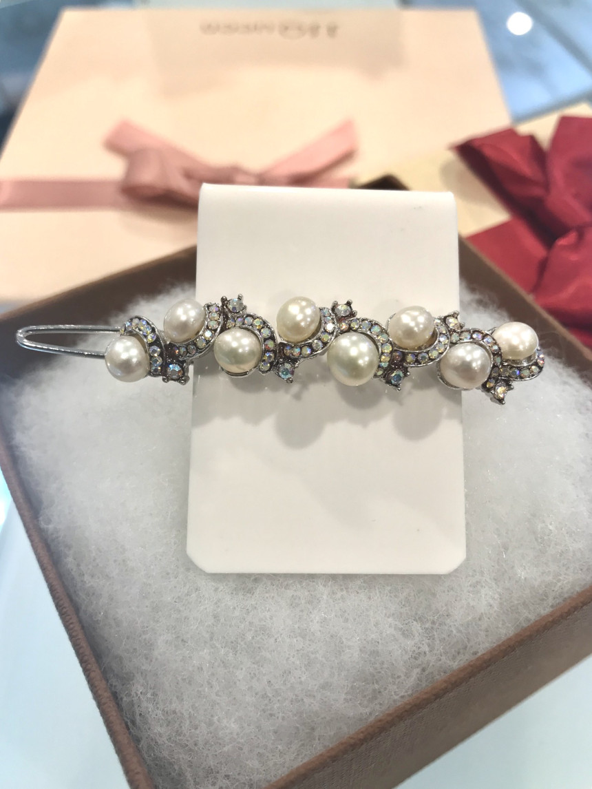 Hair Accessories JJ Queen Freshwater pearl pin Hr0