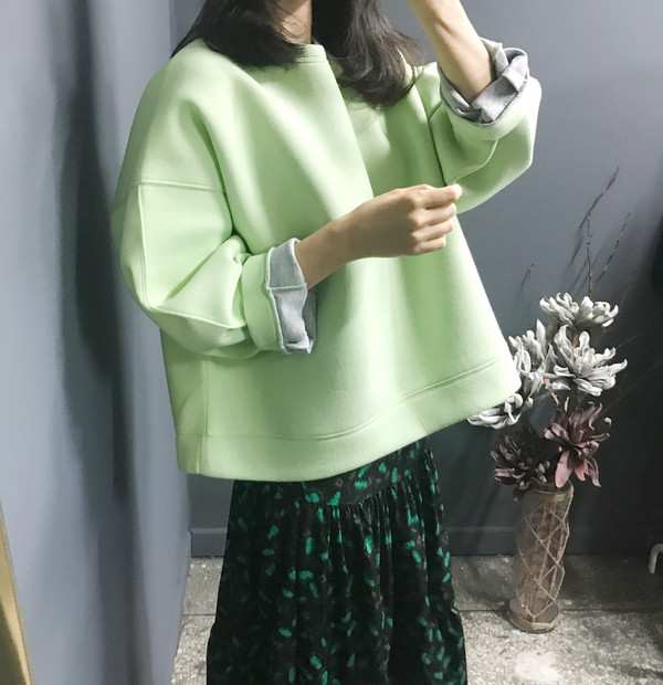 Lucky bending long skirt pattern Kangkang gangbang