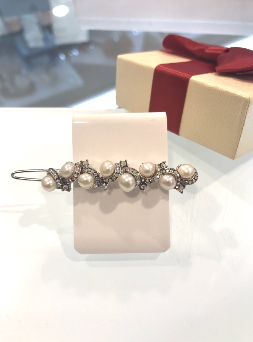 Hair Accessories JJ Queen Freshwater pearl pin Hr0