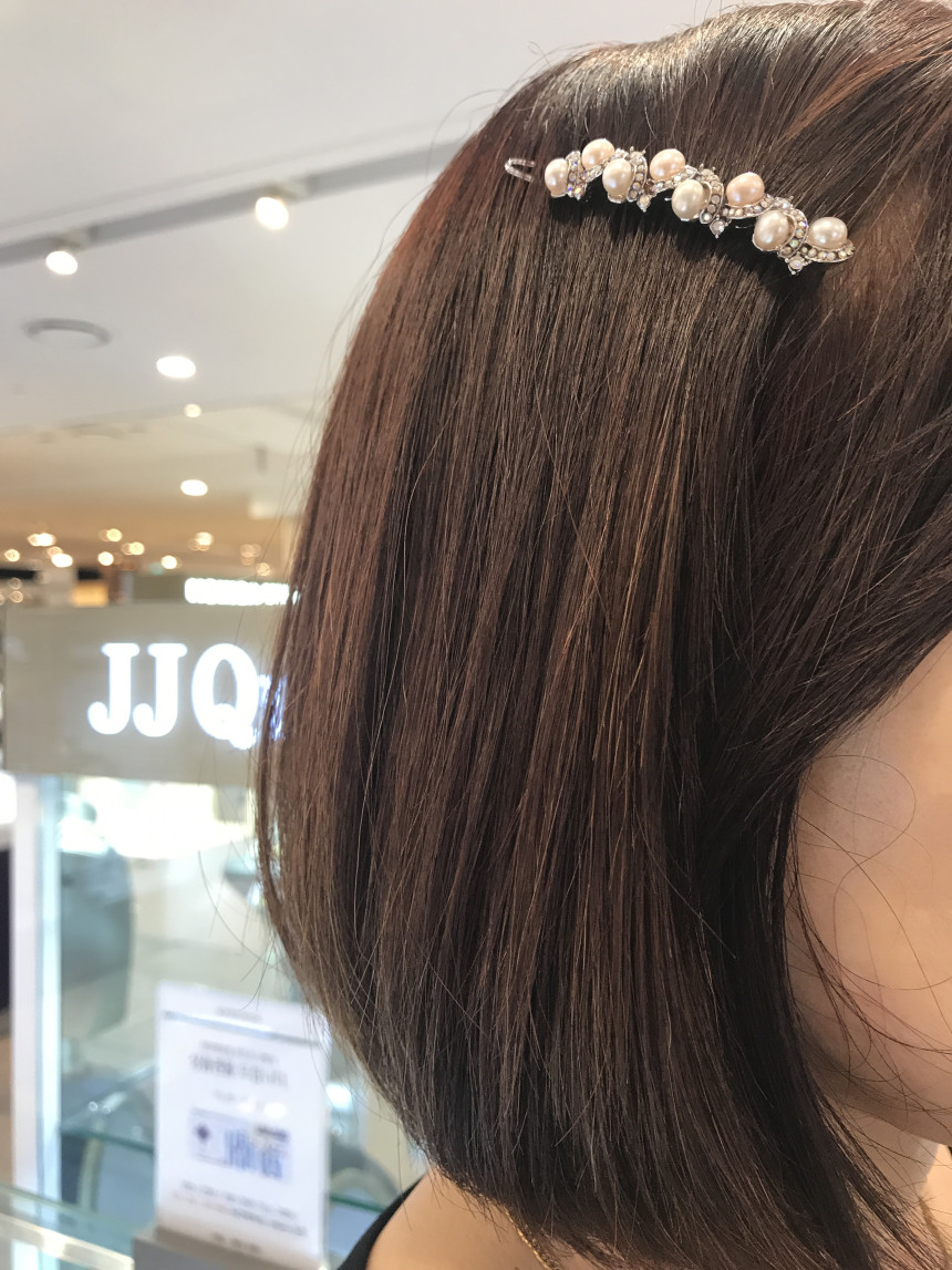 Hair Accessories JJ Queen Freshwater pearl pin Hr0