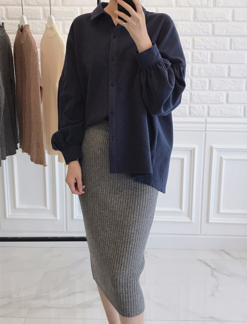 Goliath Long Skirt H Line Slim Daily Coordinate It