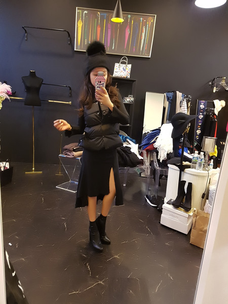 Unbalanced Top Long Bending Skirt Sexy Layered Rom