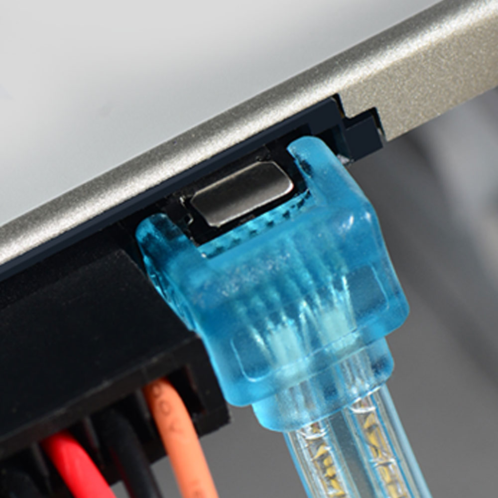 벤션 칼국수형 SATA 3.0 케이블 KDD 아쿠아블루, 3개, 0.5m - 상세 이미지 2