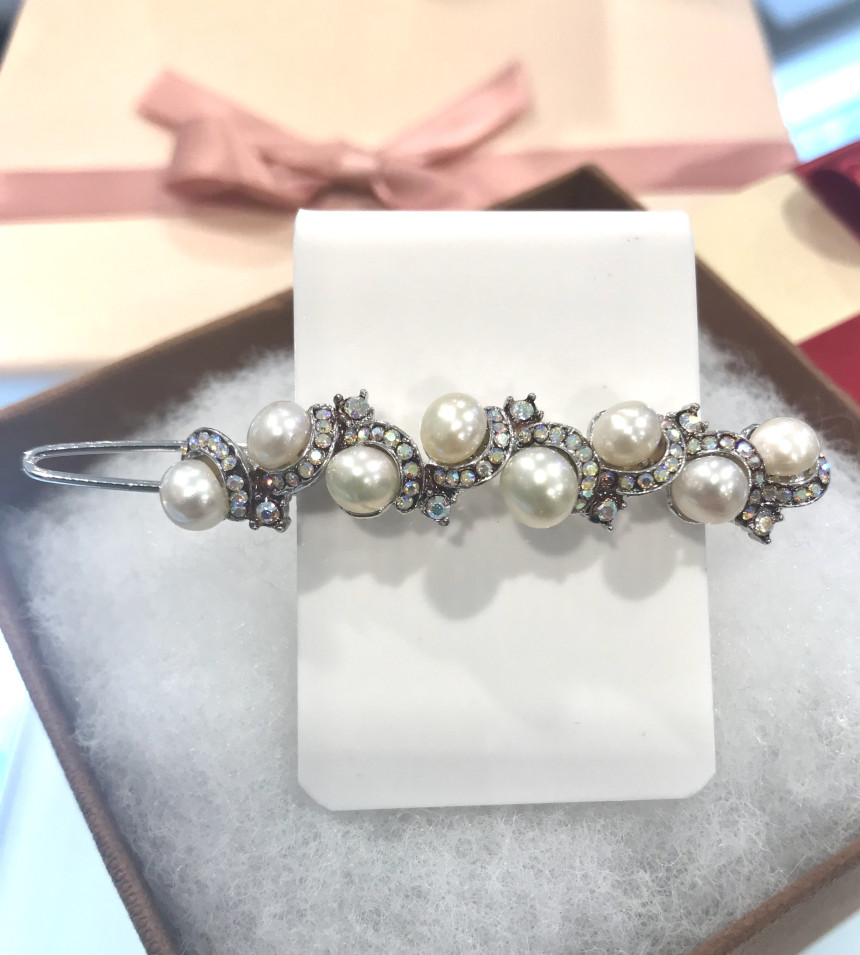 Hair Accessories JJ Queen Freshwater pearl pin Hr0