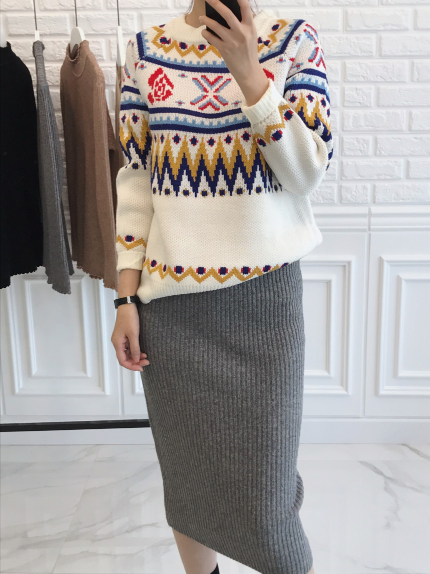 Goliath Long Skirt H Line Slim Daily Coordinate It