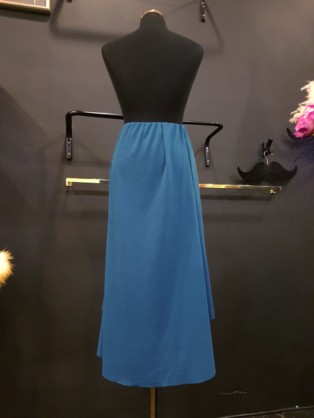 Unbalanced Top Long Bending Skirt Sexy Layered Rom