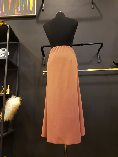 Unbalanced Top Long Bending Skirt Sexy Layered Rom