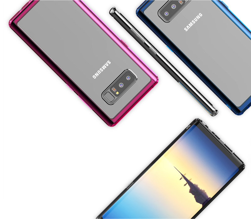 <b><p>Galaxy Note 8-bd house three chion ca trspant</p></b><b><p>ギャラクシーノート8周波数家スリークッションケース透明バンパースリム携帯電話、スマートフォン、携帯電</p></b><br /><br /><p align='center'>