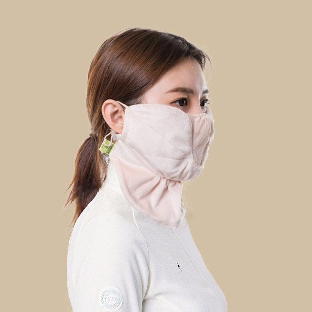 극세사 겨울용 골프마스크 C5 자외선차단 핑크/베이지/그레이 - 상품 이미지