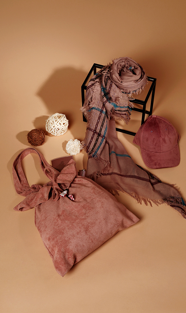 TOTE ECO SHOPPING TRAVEL Suede embroidered eco-bac