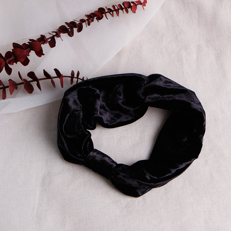 Hair Accessories Velvet Bandana Hair Turban Kitty 