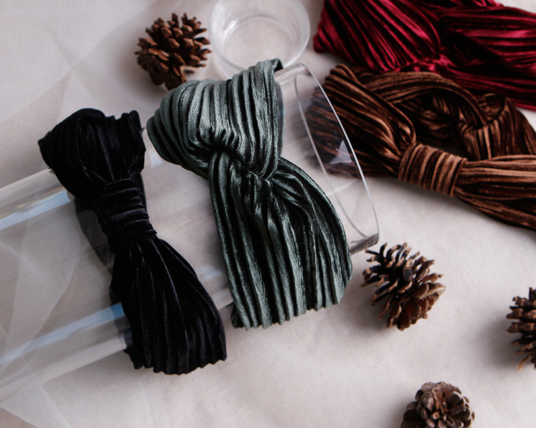 Hair Accessories Velvet Wrinkle Bandana Hair Turba