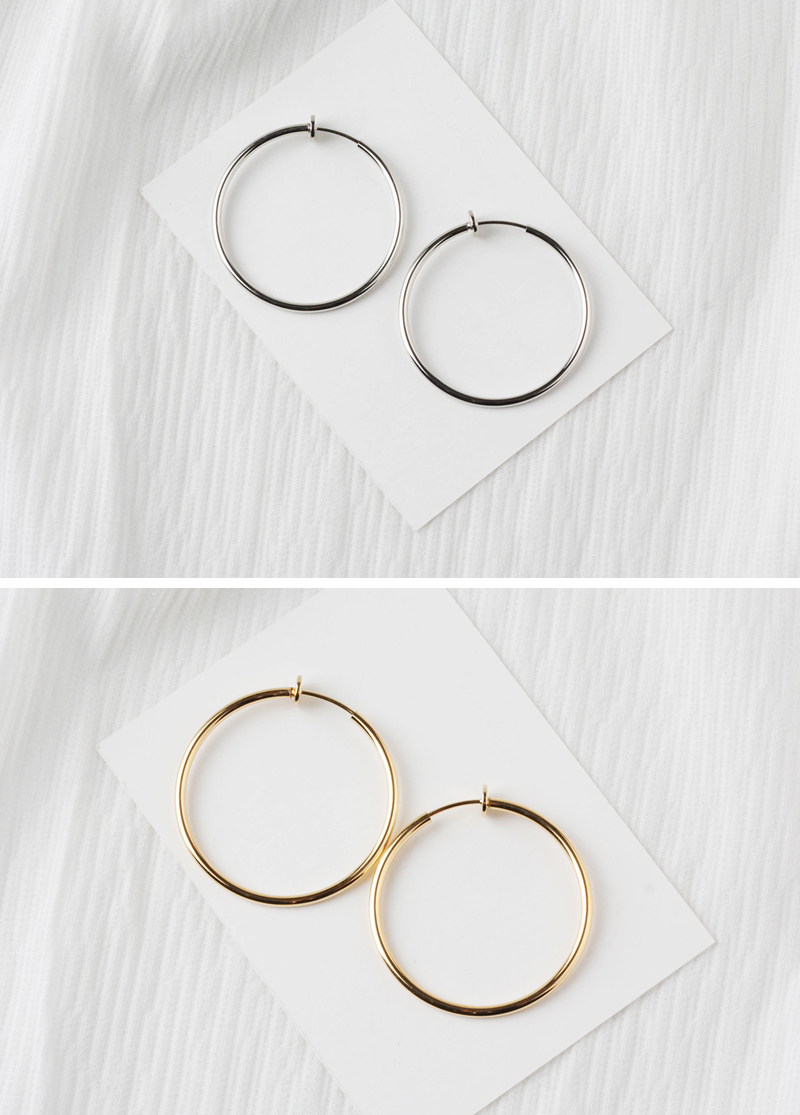 Basic Basic Ring Earring Class 3 Student Non-Pierc