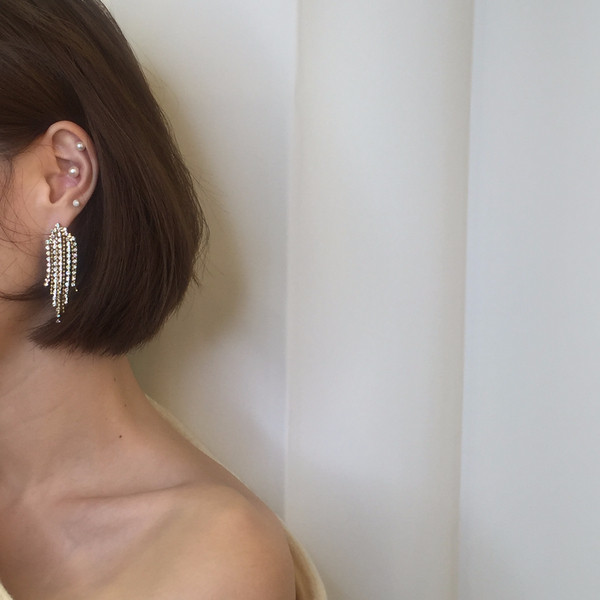 Martina cubic drop earrings Martina cubic drop poi