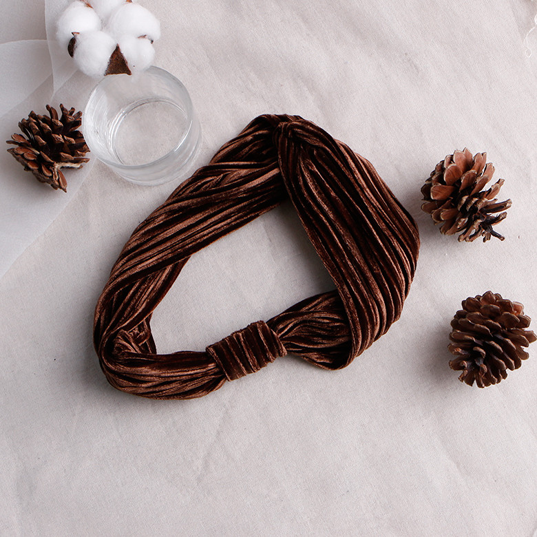 Hair Accessories Velvet Wrinkle Bandana Hair Turba