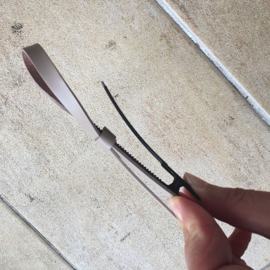 Hair Accessories Modern Leather Tongs Pin Scissors