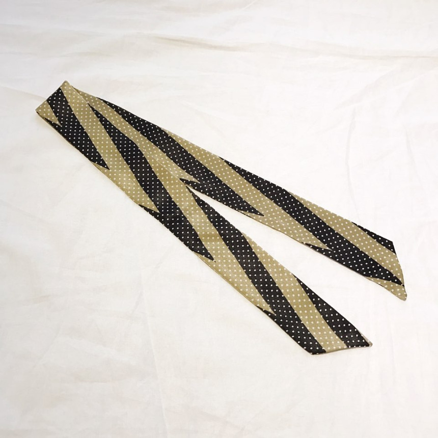 Black Fake Per Mink Twilie Muffler Shawl Petit Sca