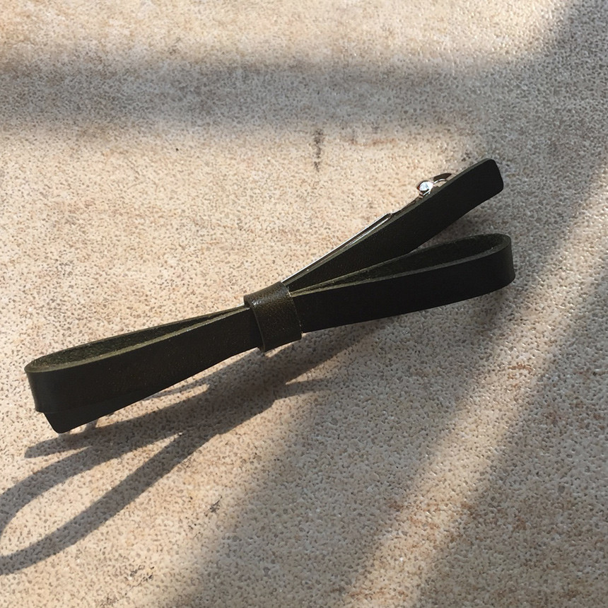 Hair Accessories Leather Ribbon Hairpin Date Slim 