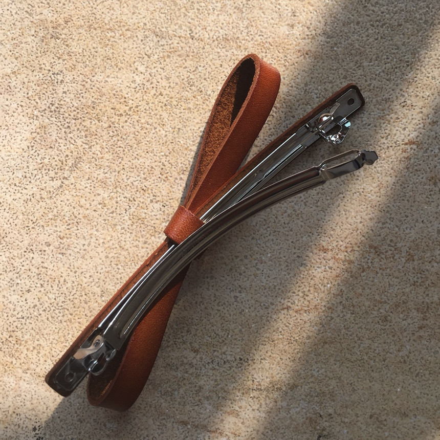 Hair Accessories Leather Ribbon Hairpin Date Slim 