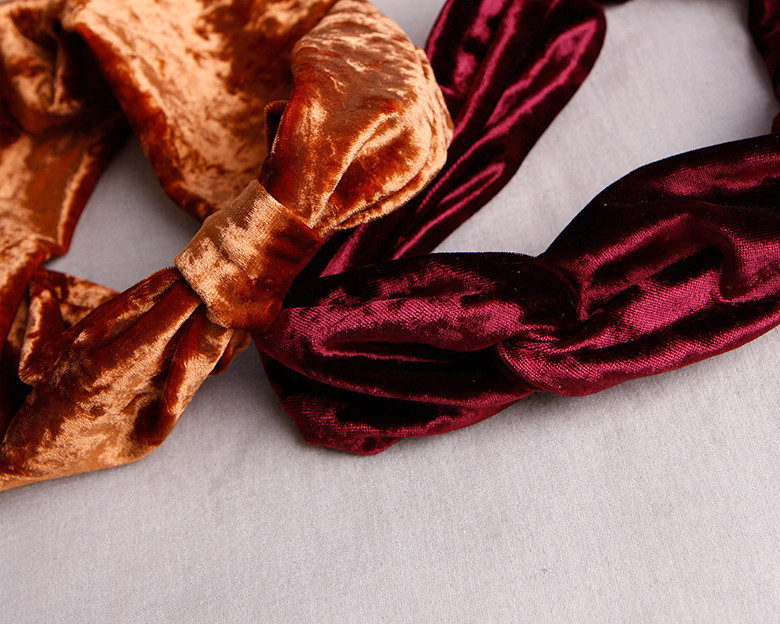 Hair Accessories Velvet Bandana Hair Turban Kitty 