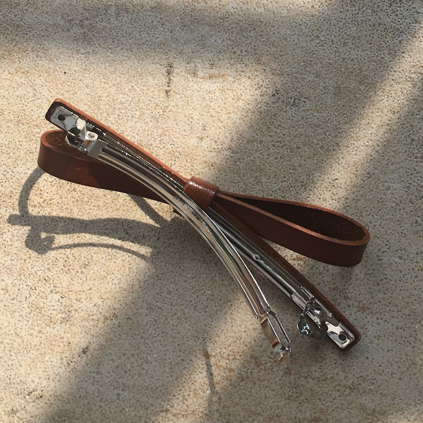 Hair Accessories Leather Ribbon Hairpin Date Slim 