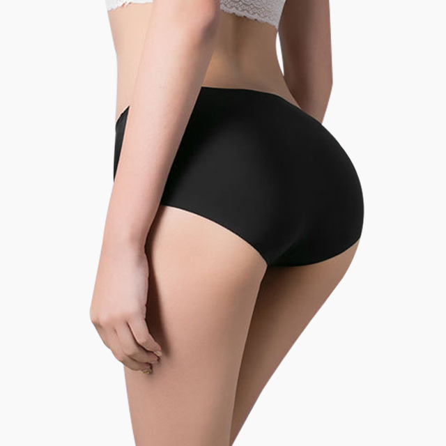 여성팬티 심리스 물결 빅사이즈 무봉제 누디 노라인 요일팬티 - 상품 이미지