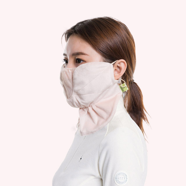 극세사 겨울용 골프마스크 C5 자외선차단 핑크/베이지/그레이 - 상세 이미지 2