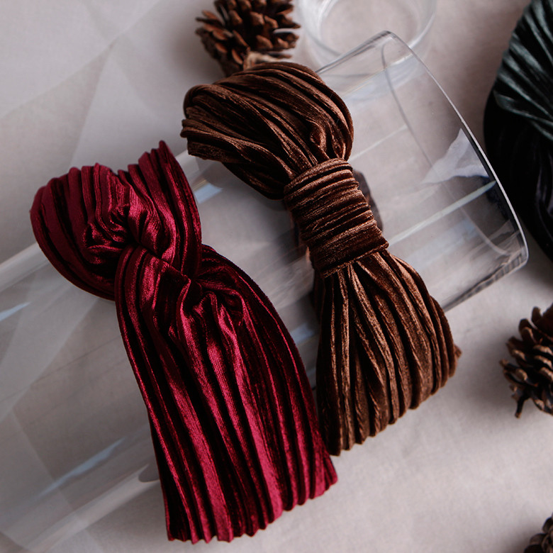 Hair Accessories Velvet Wrinkle Bandana Hair Turba