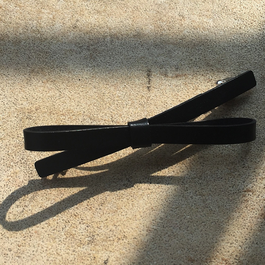 Hair Accessories Leather Ribbon Hairpin Date Slim 