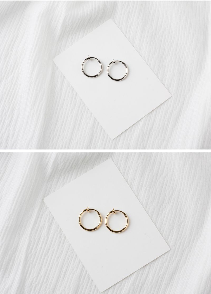 Basic Basic Ring Earring Class 3 Student Non-Pierc