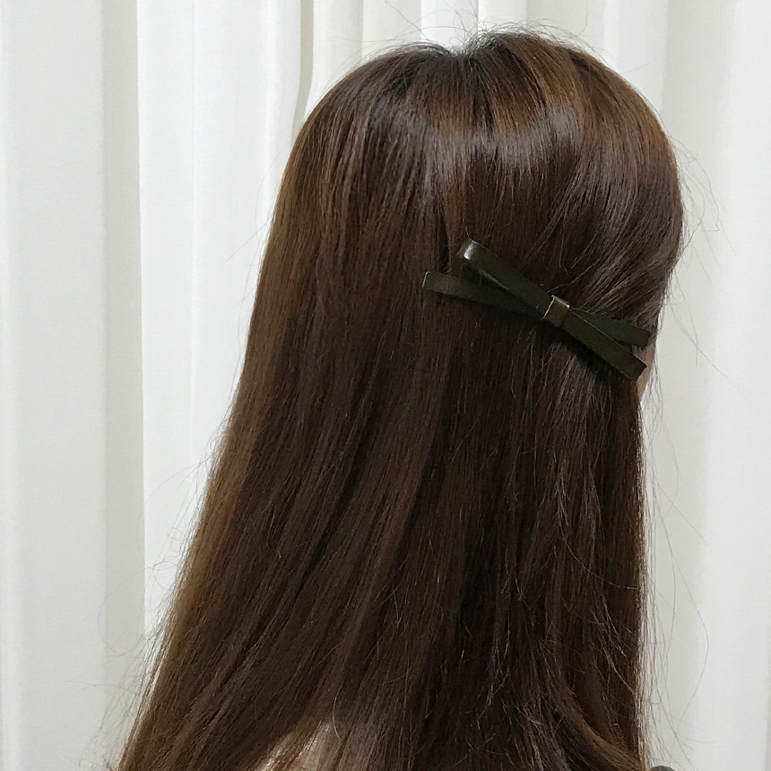 Hair Accessories Leather Ribbon Hairpin Date Slim 