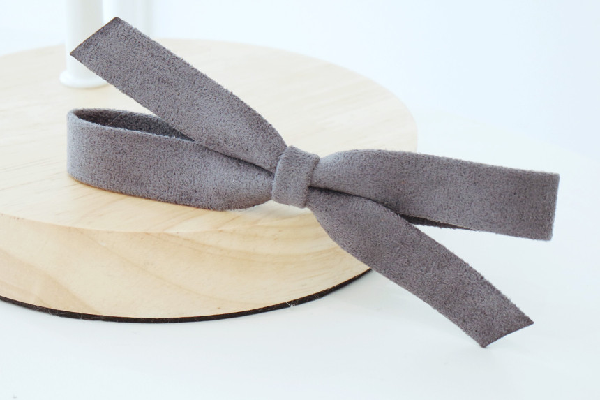 Hair Accessories Daily Simple Suede Ribbon Hairpin