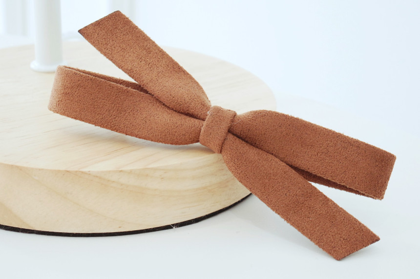 Hair Accessories Daily Simple Suede Ribbon Hairpin