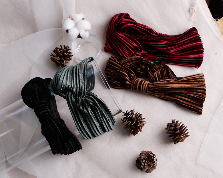 Hair Accessories Velvet Wrinkle Bandana Hair Turba