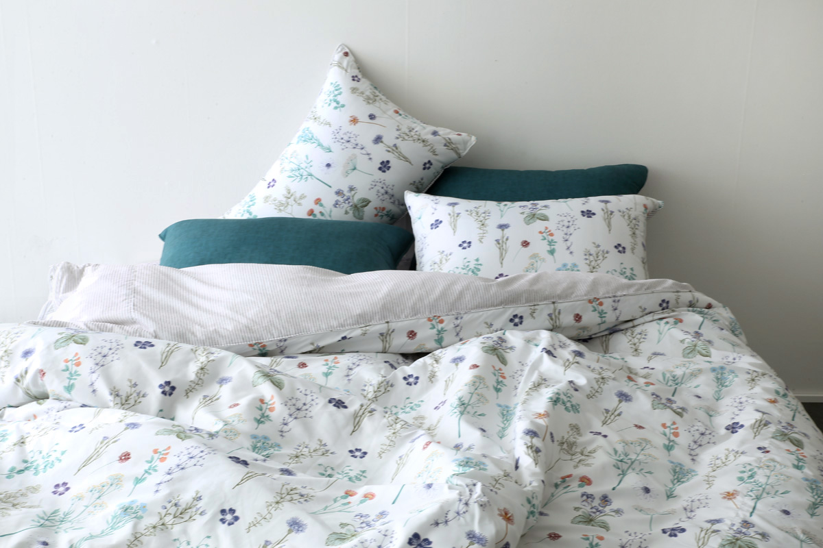 알러지케어 이불세트 플라워 가든 사계절 신혼 이불 침구세트 Q