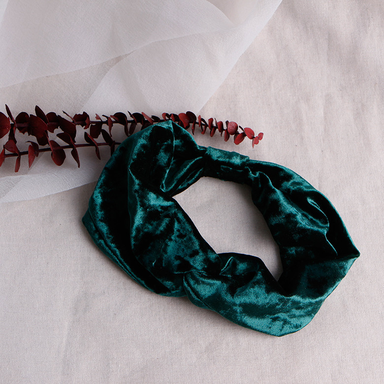 Hair Accessories Velvet Bandana Hair Turban Kitty 