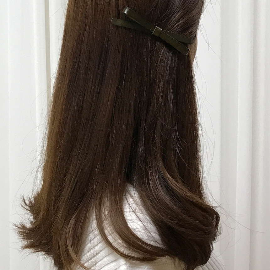 Hair Accessories Leather Ribbon Hairpin Date Slim 