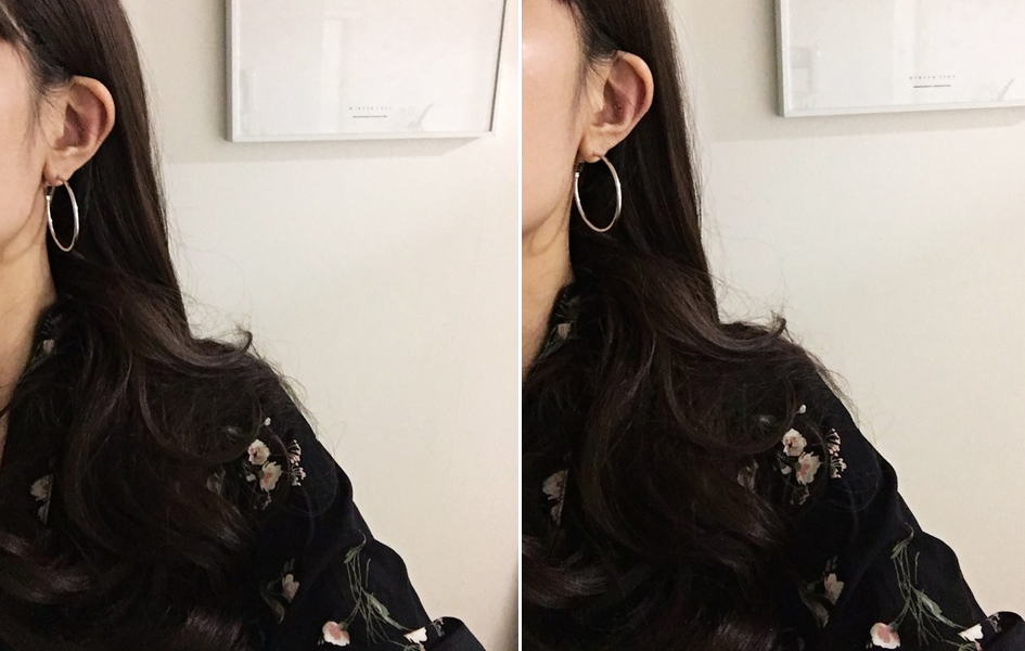 Basic basic ring earrings 3 kinds Daily coordinati