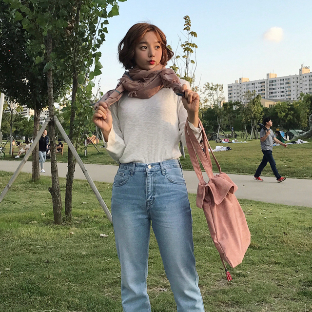 TOTE ECO SHOPPING TRAVEL Suede embroidered eco-bac