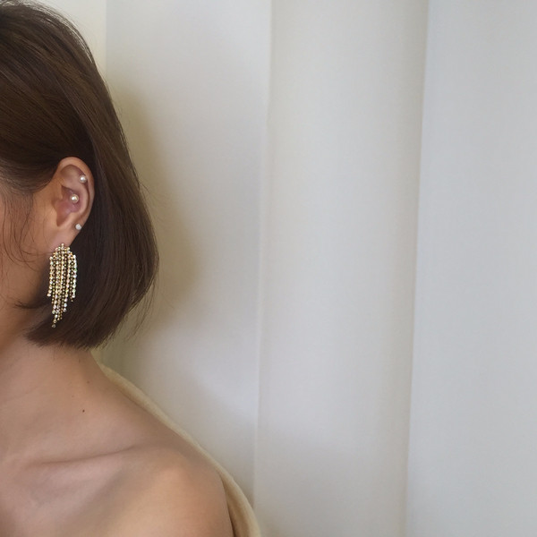 Martina cubic drop earrings Martina cubic drop poi