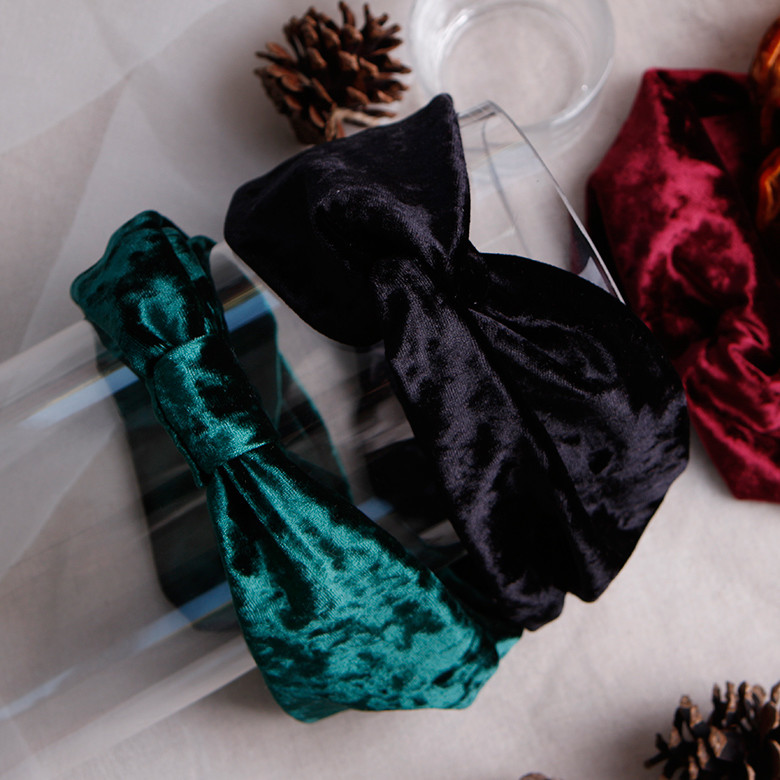 Hair Accessories Velvet Bandana Hair Turban Kitty 