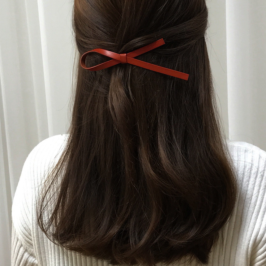 Hair Accessories Modern Leather Tongs Pin Scissors