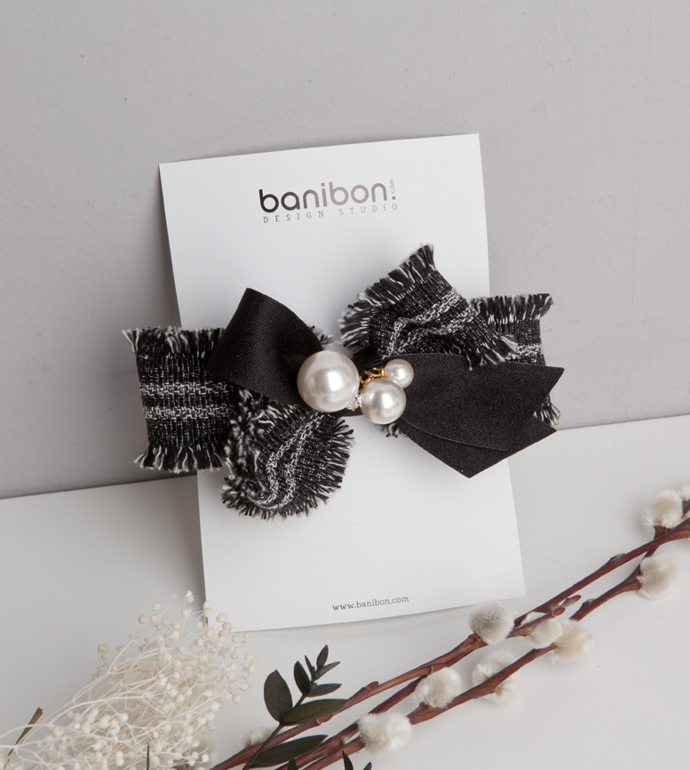 Hair Accessories Riva Inn Tassel Black Hairpin