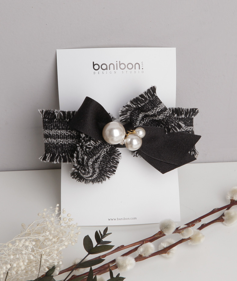 Hair Accessories Riva Inn Tassel Black Hairpin