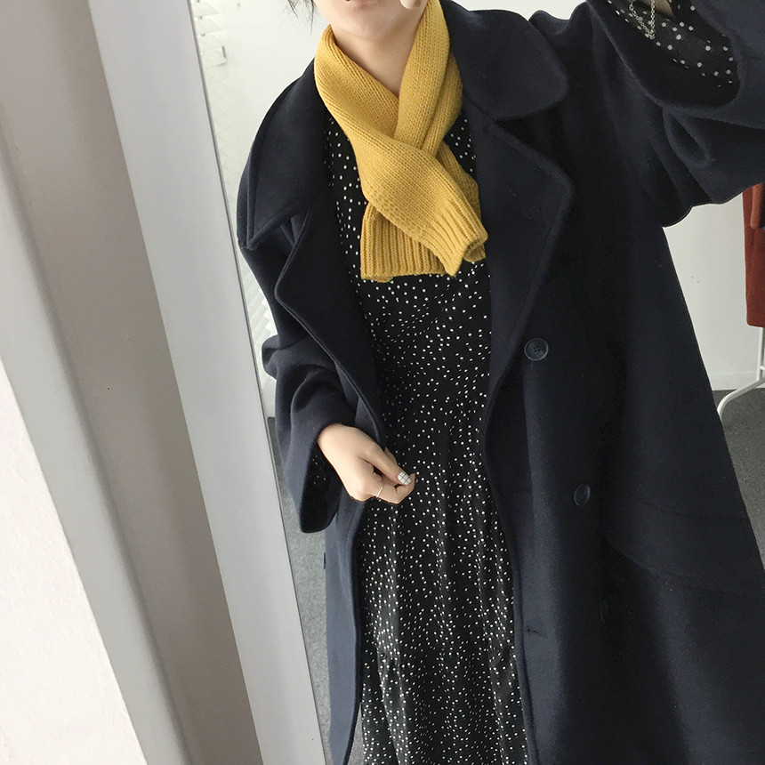 Wool Petit Scarf Shawl Neck Warmer Coordinate Mini