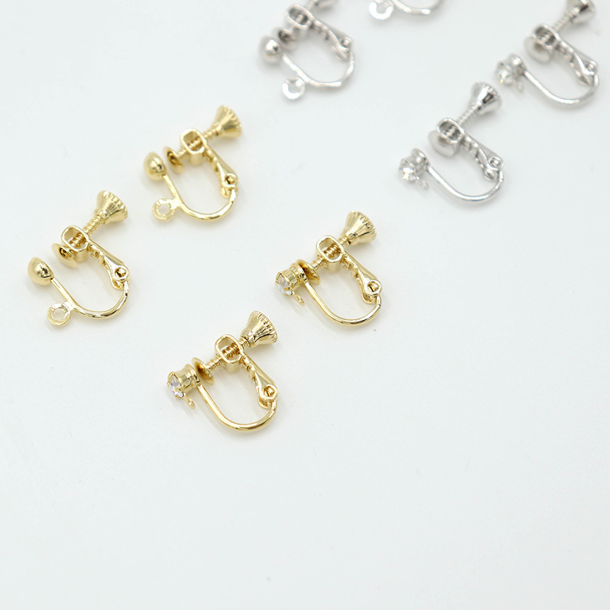 Diy earrings making piercing non-pierced earrings 