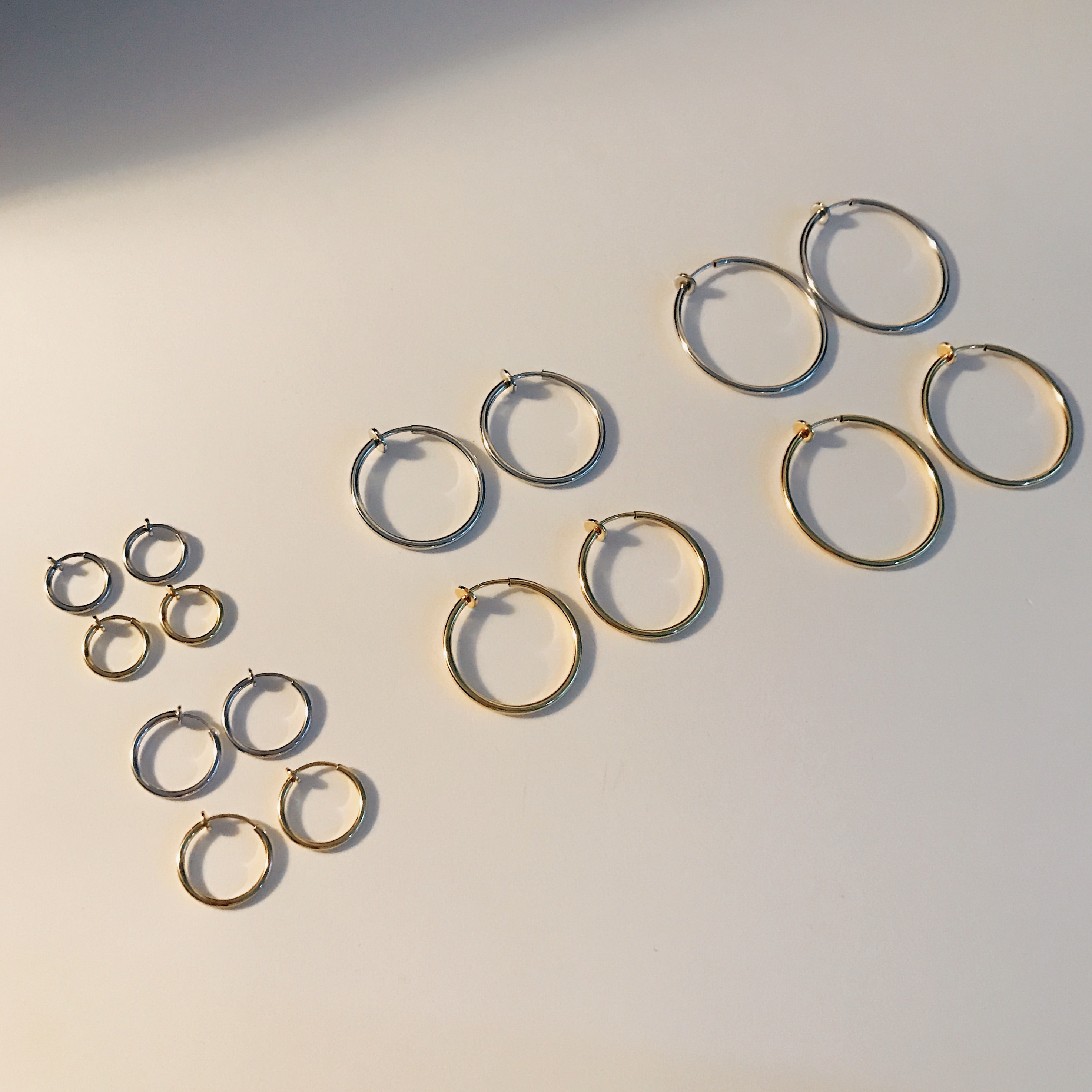 Basic pierced earrings Basic earrings Pretty simpl