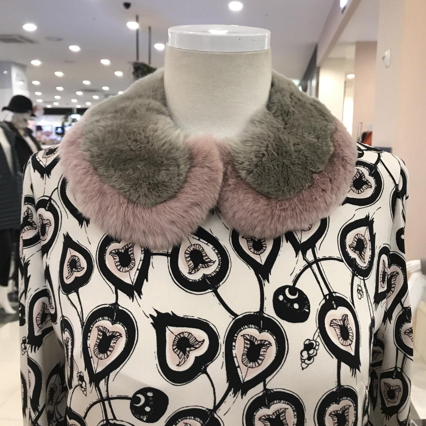 Jill Stuart Rex Stan Lapel Scarf JS1M5D320