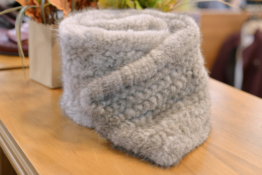 Andy Skinkin Minking Muffler A1HDA401A Elegant and