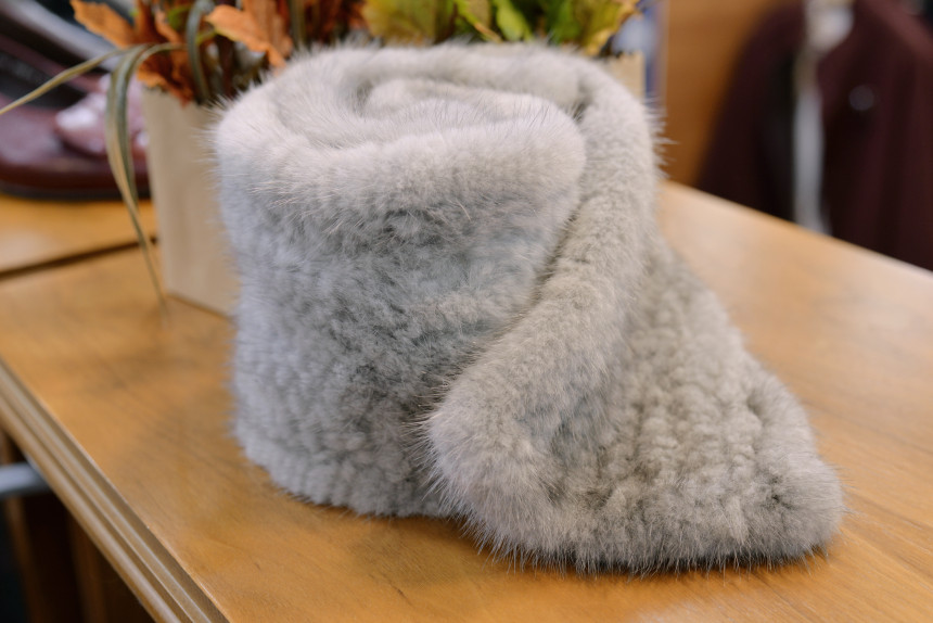 Andy Skinkin Minking Muffler A1HDA401A Elegant and